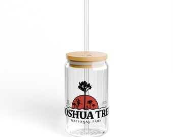 Joshua Tree / Parque Nacional Sipper Glass, 16oz / Joshua Tree glass / Vaso de cerveza / Barware