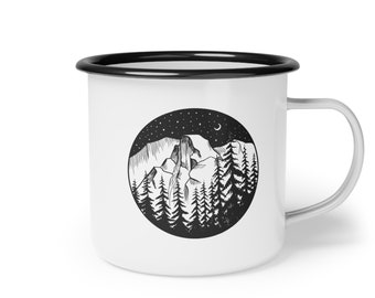 Yosemite / Copa del Campamento de Esmalte del Parque Nacional / Copa Yosemite / Taza Yosemite / Taza de senderismo / Taza de senderismo / Taza de camping / Taza de camping / California