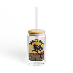 Joshua Tree | National Park Sipper Glass, 16oz | Beer glass | barware Sipper glass