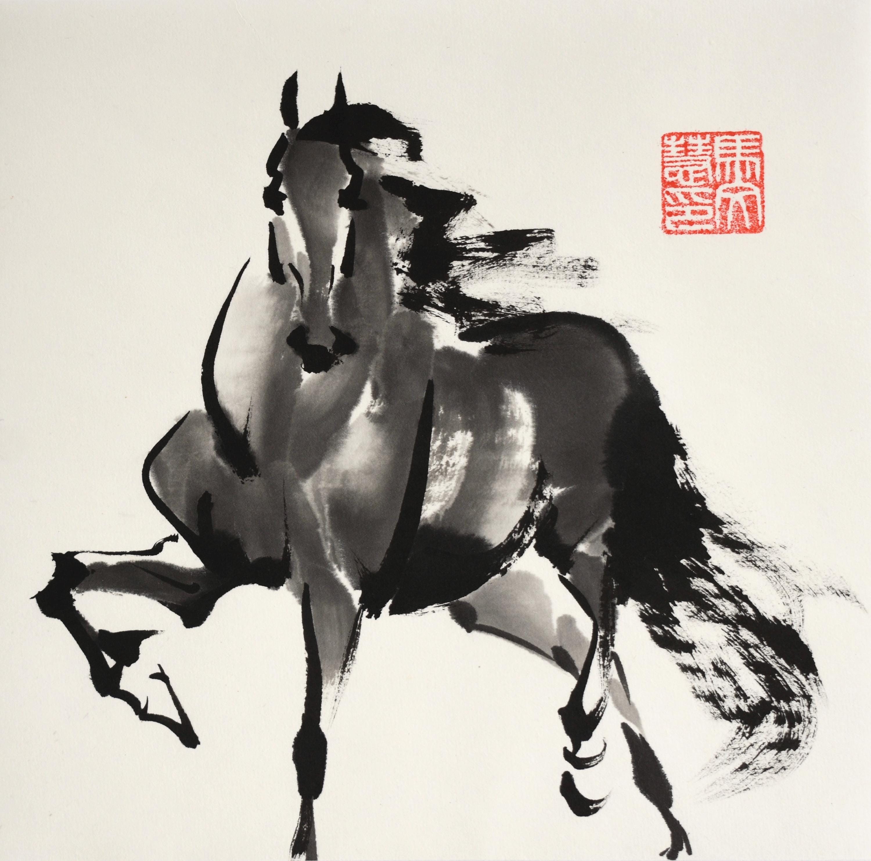 Chinese Horse Paintings Original - Etsy