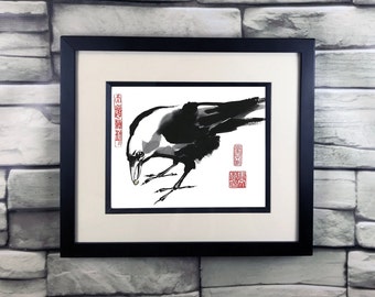 Crow Art Print 