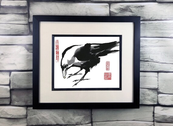 Crow Art Print 