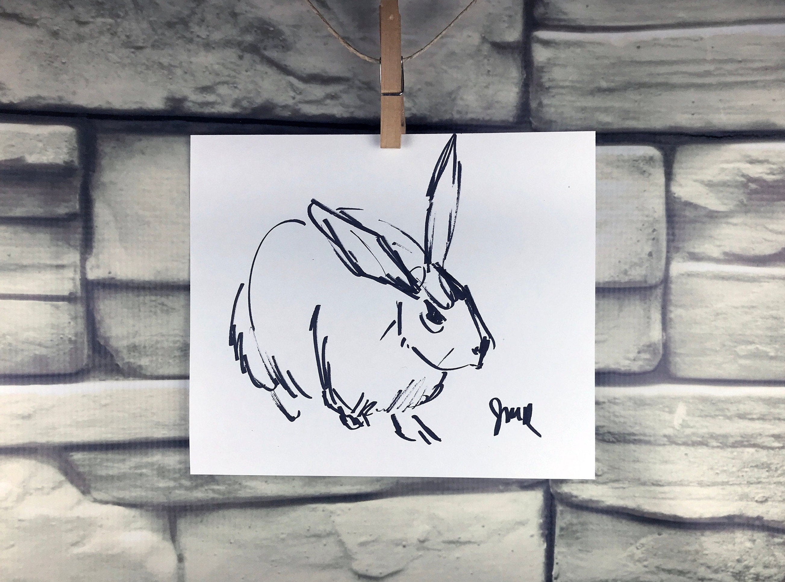 Animal Ink Drawing - Etsy Animal Ink Drawing - Etsy