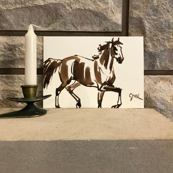 オリジナル馬の絵