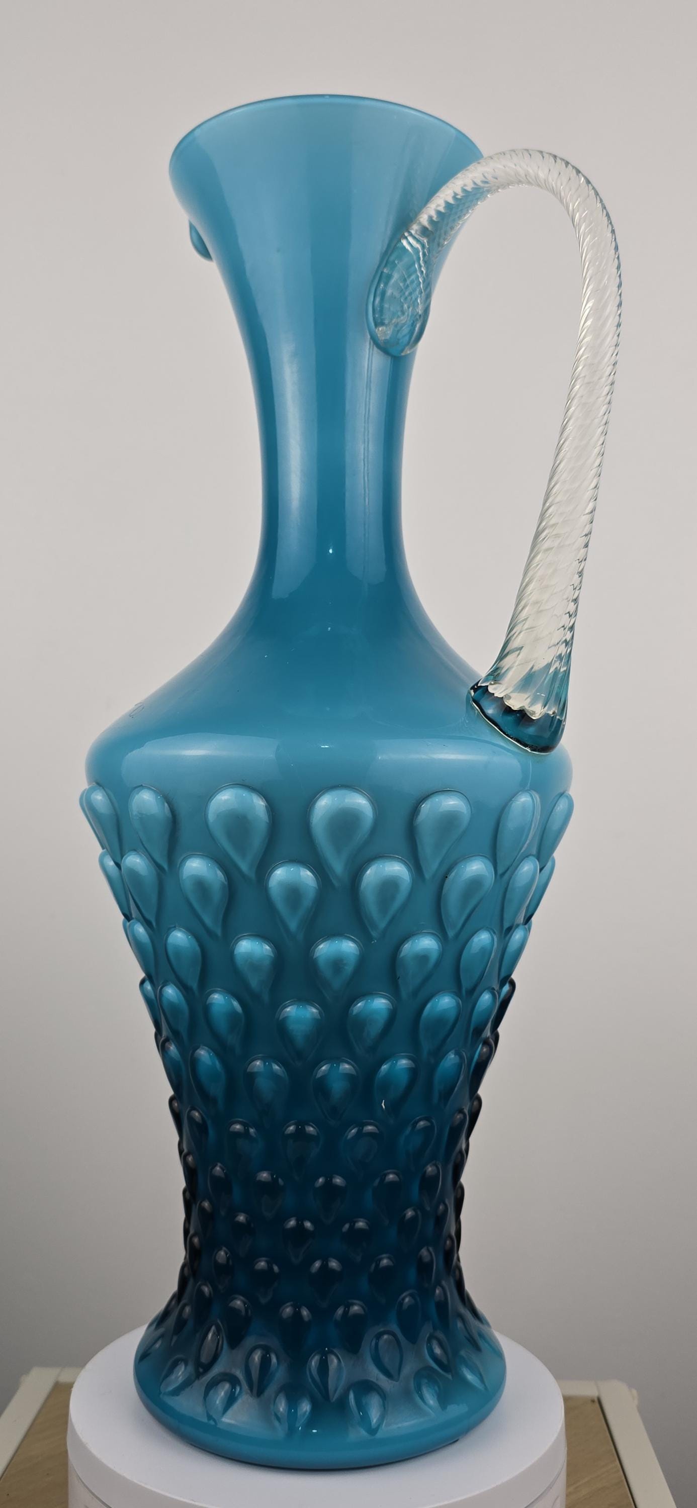 VASE EN OPALINE Bleue, Dorures Et Camé Italie EUR 49,00 - FR VASE EN OPALINE Bleue, Dorures Et Camé Italie EUR 49,00 - FR