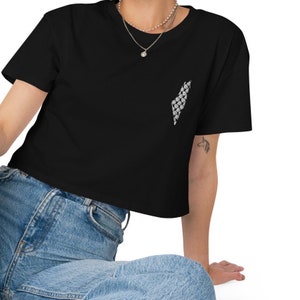 Keffiyeh Palästina Map Frauen Crop Top