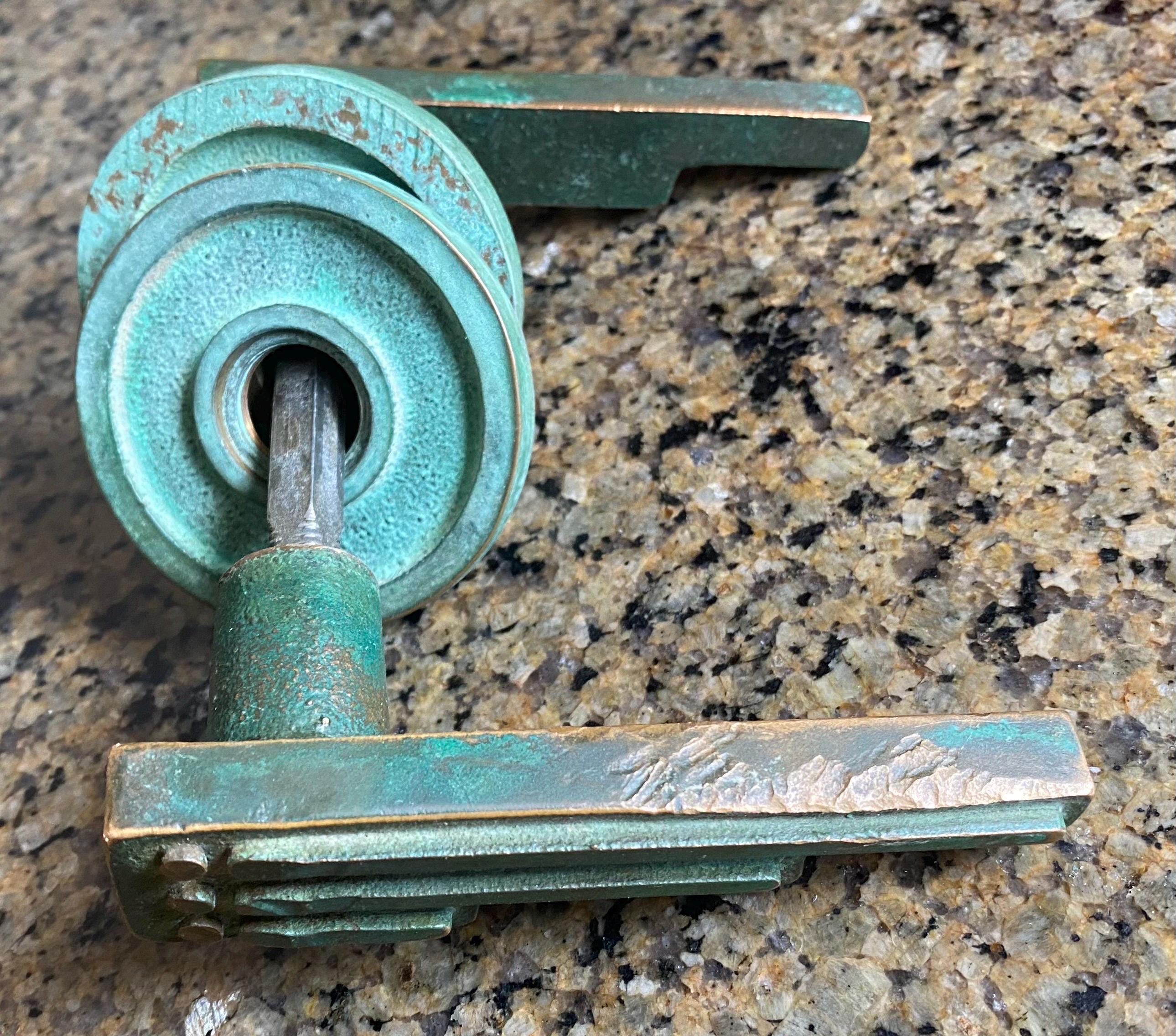 Incomplete Rare 1960 Vintage Southwestern Aztec Mayan Brass