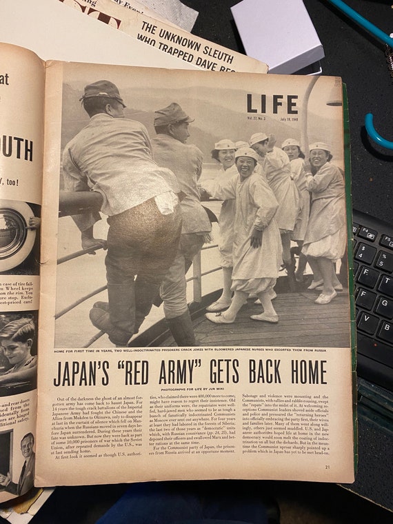 Vintage Life Magazine - July 18, 1949 - Etsy