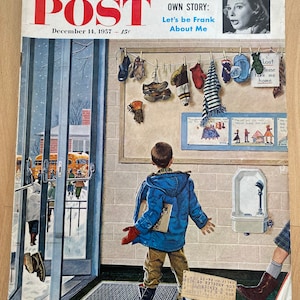 Vintage The Saturday Evening Post - December 14, 1957