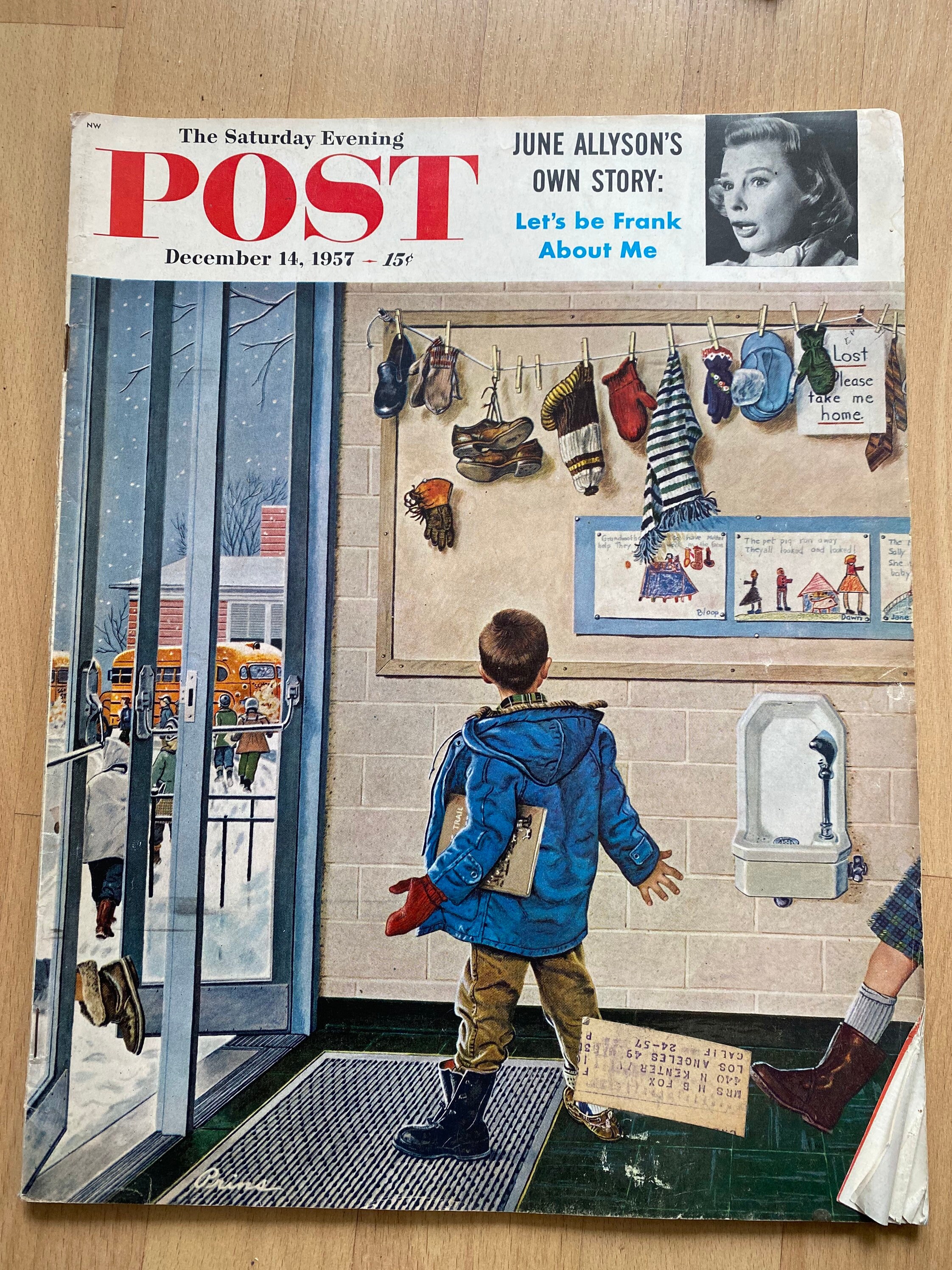 Vintage the Saturday Evening Post - December 14, 1957 - Etsy