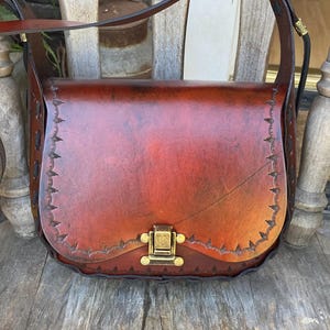Vintage 70s Tandy Leather Purse - Etsy