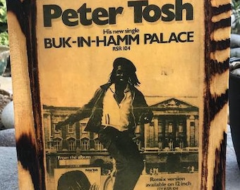 Peter Tosh - Wooden Plaque