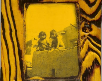 The Sentinels, Hopiland - Native Americans - Wooden Plaques