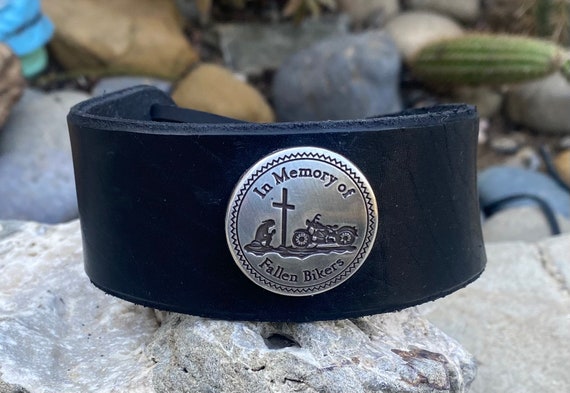 Leather upper arm cuff sale