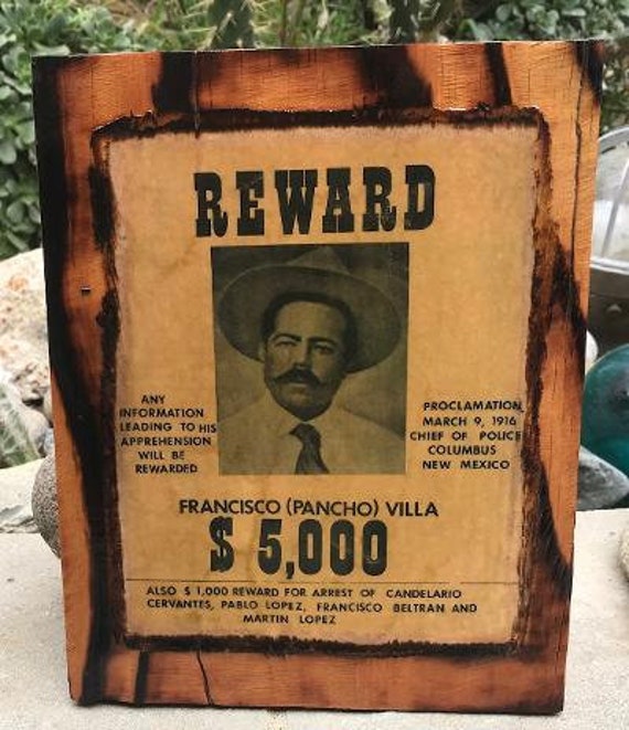 Pancho Villa Original Wanted Poster