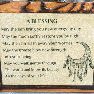 A Blessing  Quote - Wooden Plaque