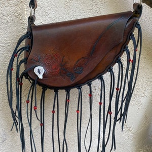 Vintage Fringe Bag - Etsy