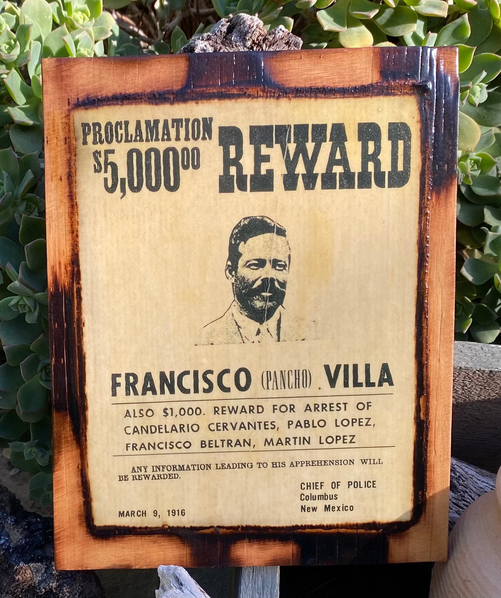 Pancho Villa Wanted Poster