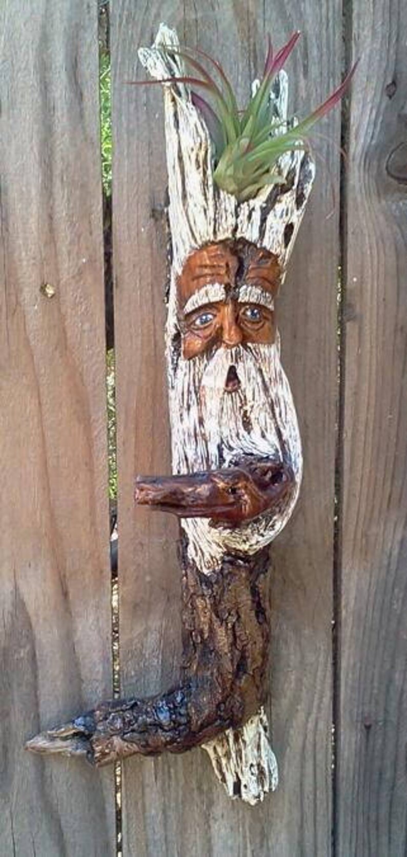 Carved Wood Spirit - Tree Man - Etsy