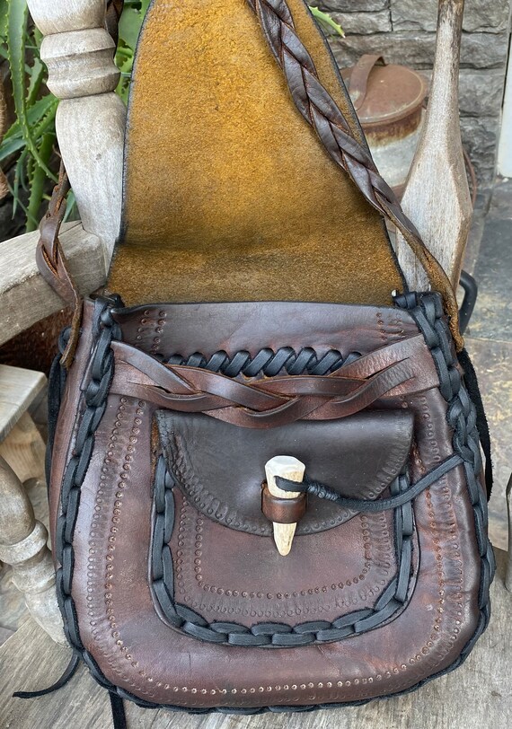 Very unique one of a kind bohemian rustic trippy … - image 3