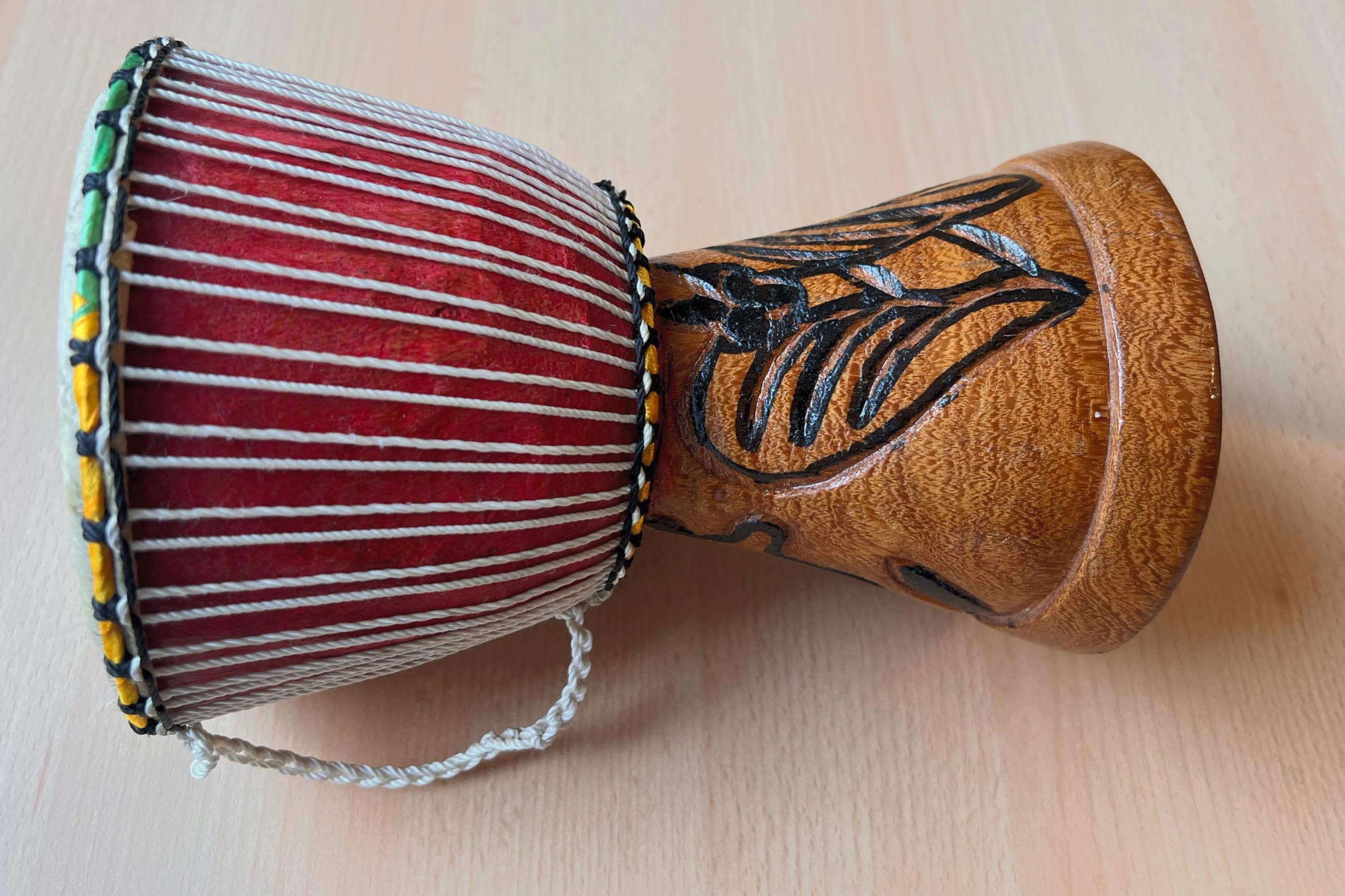 Vintage Handmade Darbuka Doumbek – Leather Head Goblet Drum