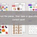 Sorting Activities; Cut and Glue Pictures, Sorting Practice, Preschool ...