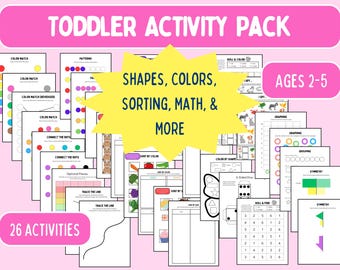 Toddler Activities: Toddler Worksheets, Toddler Activities, Early Learning Worksheets, Toddler Printables, Quiet Time Activities, Homeschool