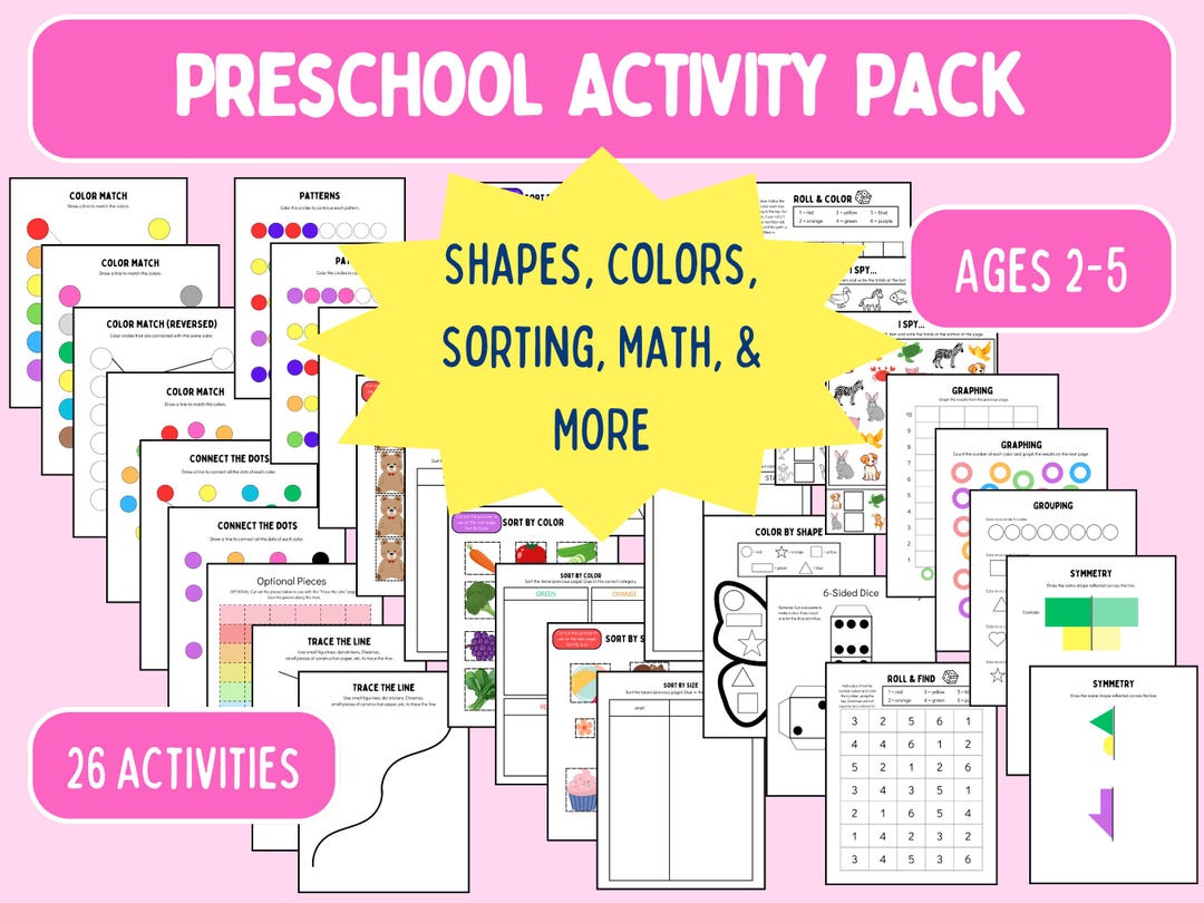 Preschool Activities: Preschool Worksheets, Preschool Printables