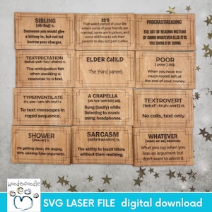 Lustige Definitionen 2 Magnet SVG-Designdateien