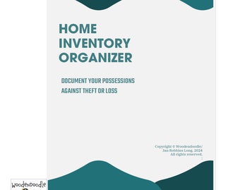 Home Inventory Organizer PDF