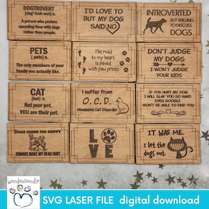 Funny Animal-Related Magnet SVG Design Files