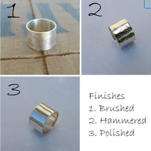 Sterling Silver Gold Spinner Ring Gold Silver Fidget Ring image 9