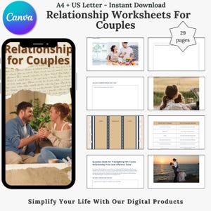 Relationship Worksheet, Couples Therapy Worksheet, Healthy Relationship Check Tools, Couples Counseling Communication Tools