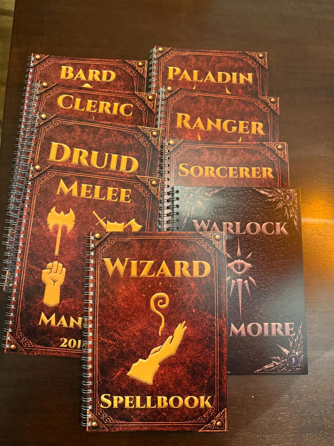 D&D 5e Spellbooks Collection, Wizard, Warlock, Sorcerer, Cleric ...