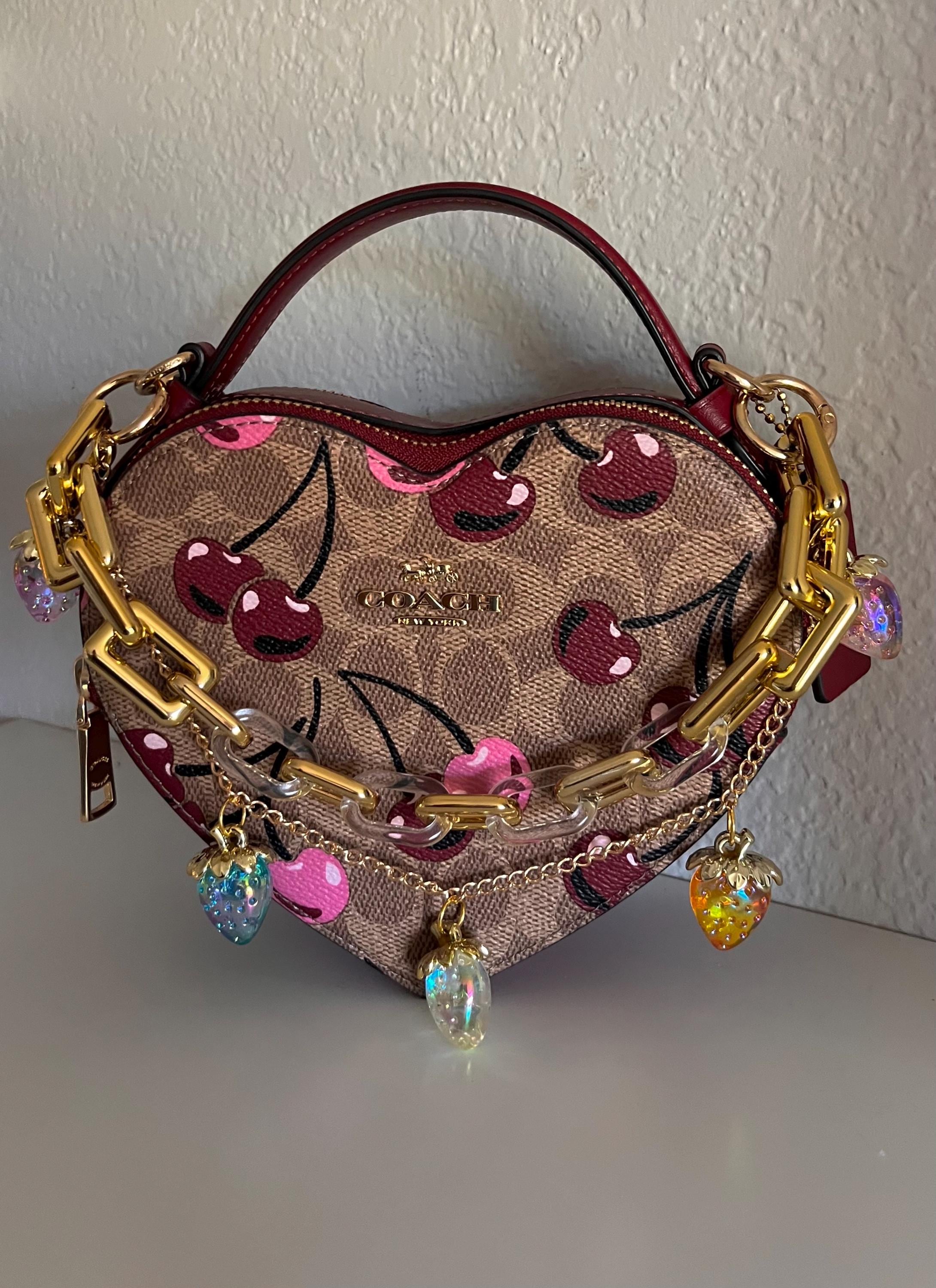 Coach Strawberry Bag Charm - Etsy