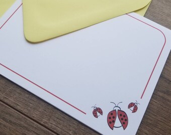 Note Card Set // Ladybugs