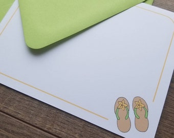 Note Card Set // Sandals