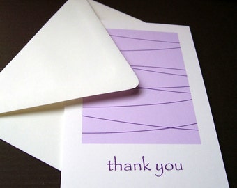 Thank You Cards - Modern Lines