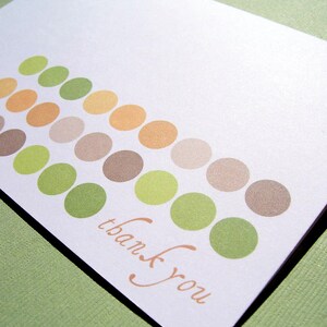 Thank You Cards - Harvest Dots