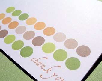 Thank You Cards - Harvest Dots