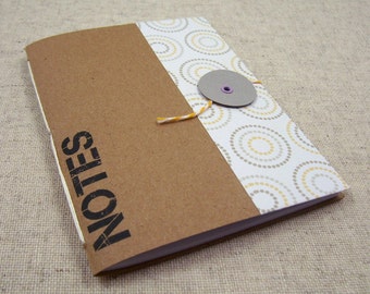 Pocket Mini Notebook // Modern Circles