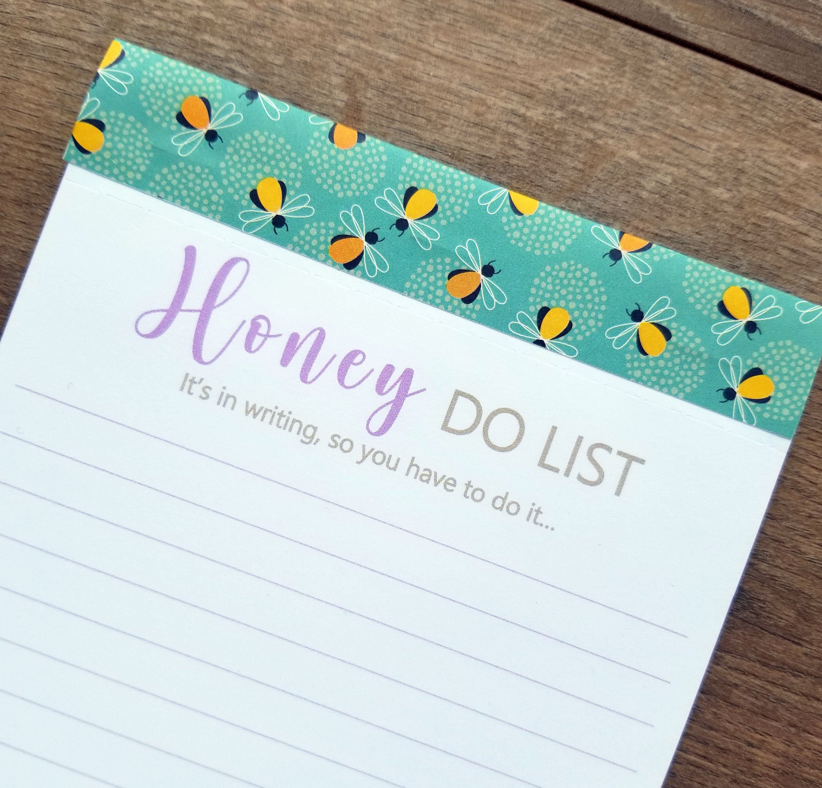 Honey Do List Note Pad Etsy