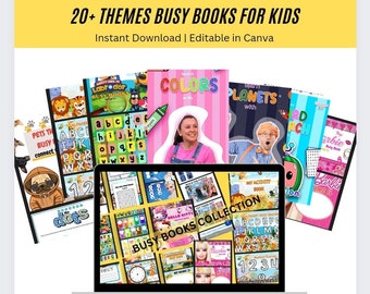 500+Pages Printable Playtime: Busy Books for Kids , Educational Activities, Interactive Learning, Preschool Printables
