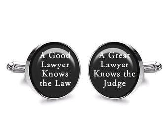 Trust Me I'm a Lawyer Funny Cufflinks, Lawyers Gift, Anniversary Gift, Gift for Him, Boss Gift, Wedding Gift, Handmade Mens Accessories