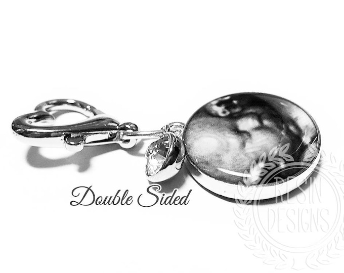 Ultrasound Sonogram Gift, New Baby - Baby Shower Gift, Memorial Charm, Personalized Charm, Custom Key Fob, Two Sided Charm