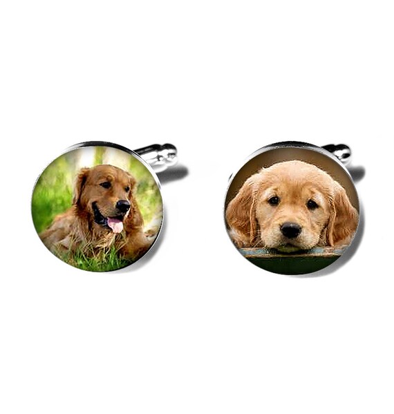 custom dog cufflinks