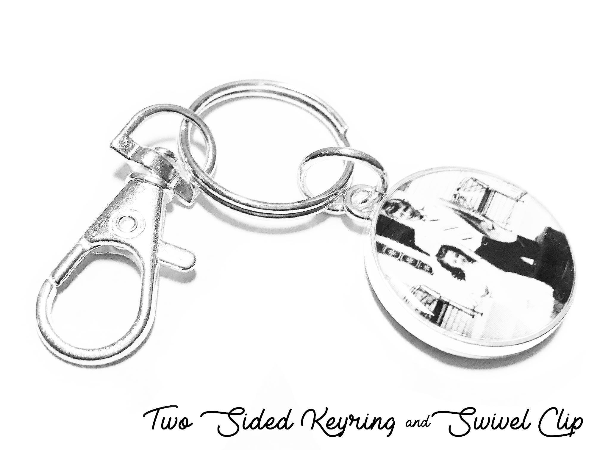 Personalized Key Ring Custom Photo Gift Custom Keychain Etsy