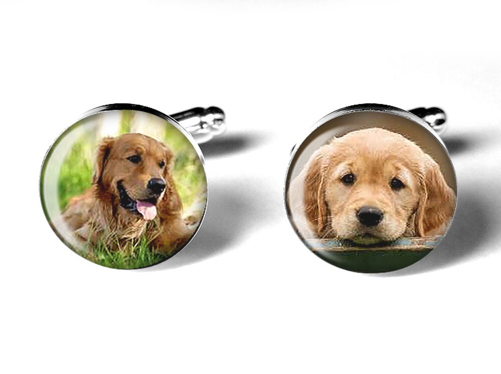 custom dog cufflinks