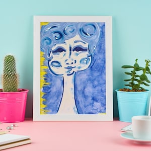 Miss Pitsy Patsy Original Painting Wall Art