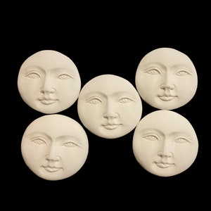 5- 30 mm Female Clay Faces